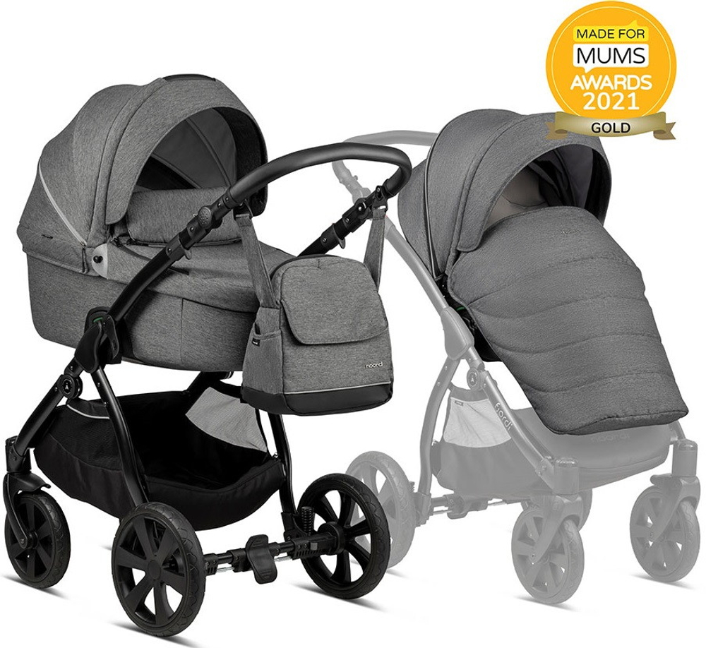 Детская коляска Noordi Fjordi 2 в 1 1132813/1302813 Dark Grey