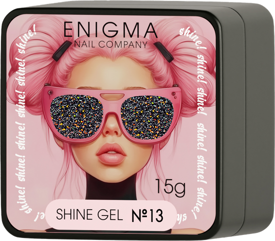 Гель для наращивания ENIGMA Shine gel 13 15g.
