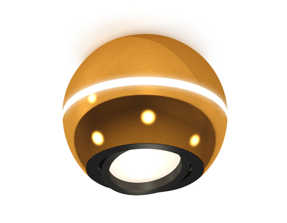Накладной поворотный светильник с дополнительной подсветкой Ambrella Light Techno XS1105010 (C1105, N7002)