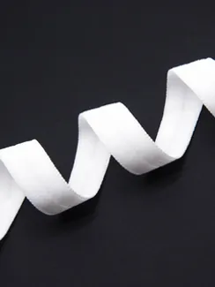 001 626/15 Бейка окантовочная Lauma 15 мм, белый 001