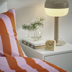 IKEA TJINGA  (ИКЕА ТЙИНГА)  -  Будильник, бледно-желтый, 8x8 см