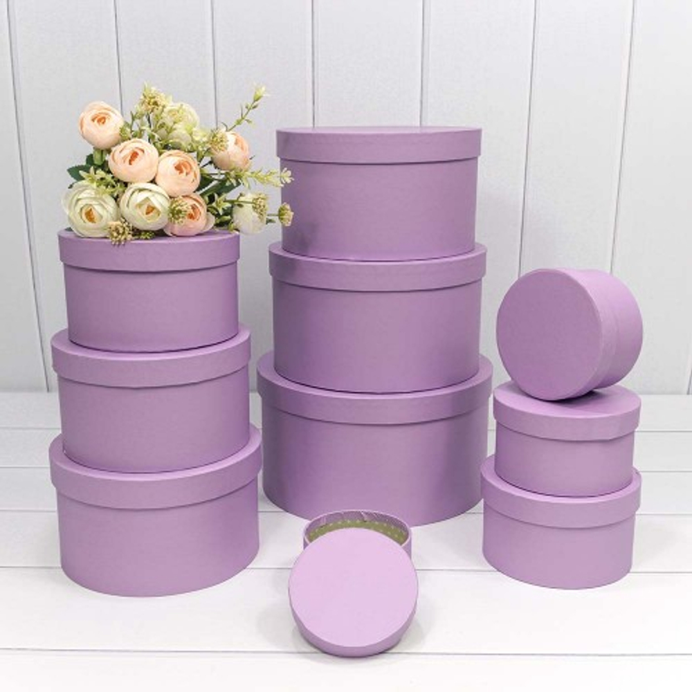 Коробка 27.5х14.7 см Набор 10 шт (Сиреневый)