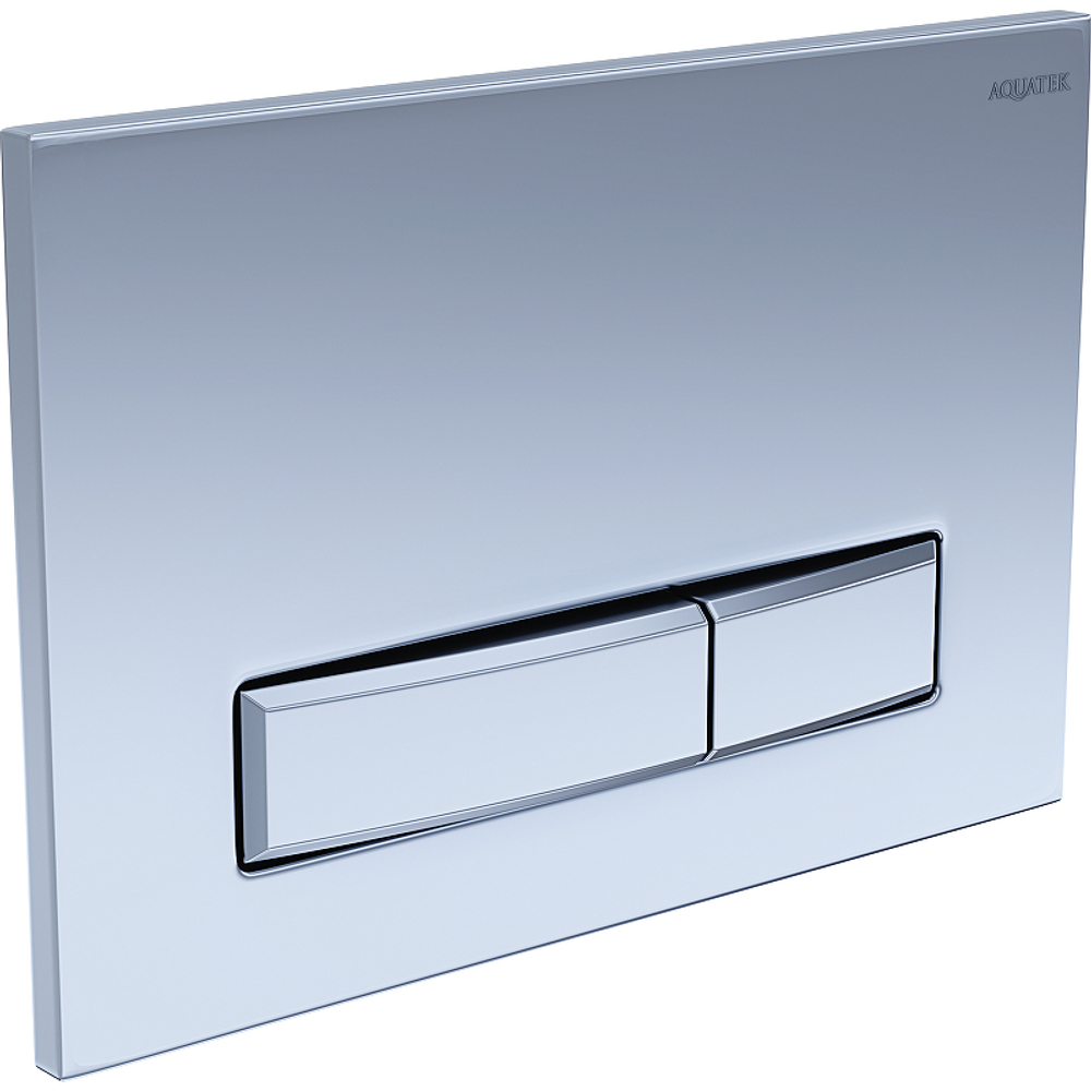Клавиша смыва Aquatek Slim KDI-0000024 Хром матовый