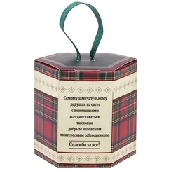 Галстук в подарочной коробке "Любимому дедушке"