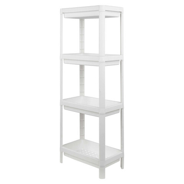 Стеллаж для ванной Alån, 36х23х100, пластик, белый