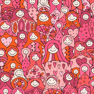 Веселые матрешки