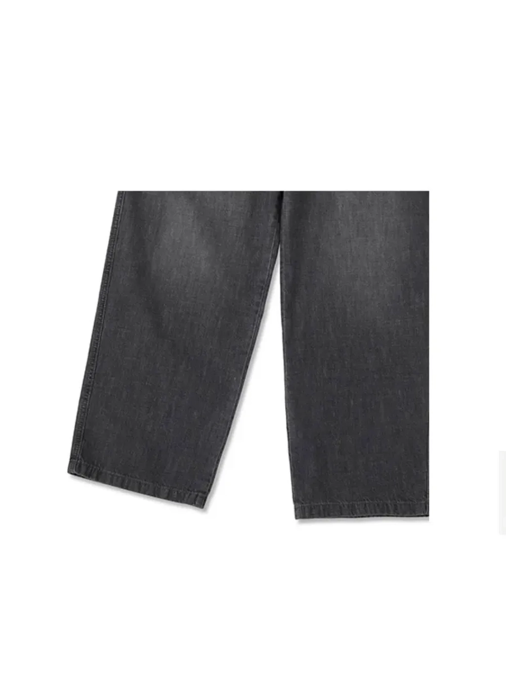 Джинсовые брюки со шнурком