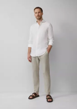 Классическая льняная рубашка s.Oliver Black Label