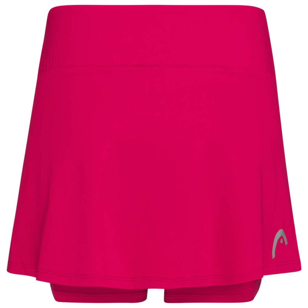 Детская теннисная юбка Head Club Basic Skort - magenta