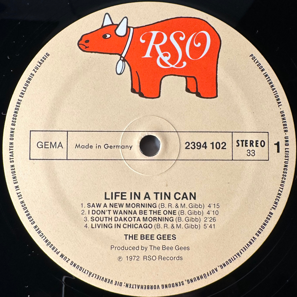The Bee Gees ‎– Life In A Tin Can (Германия 1973г.)