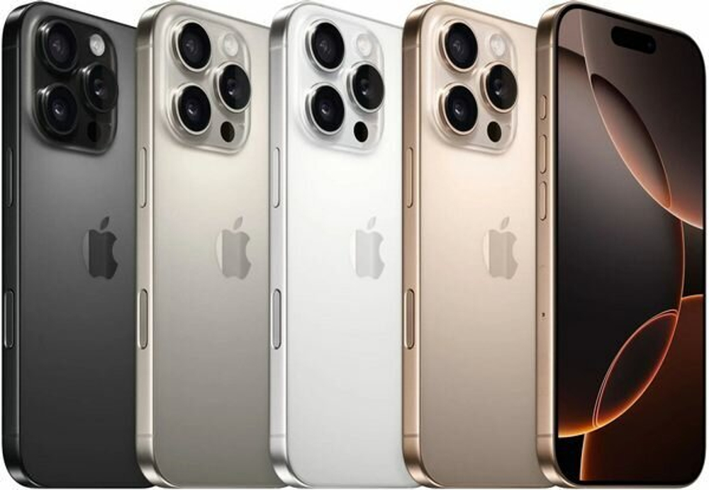 Смартфон Apple iPhone 16 Pro 128 ГБ, Dual nano SIM + eSIM, белый титан
