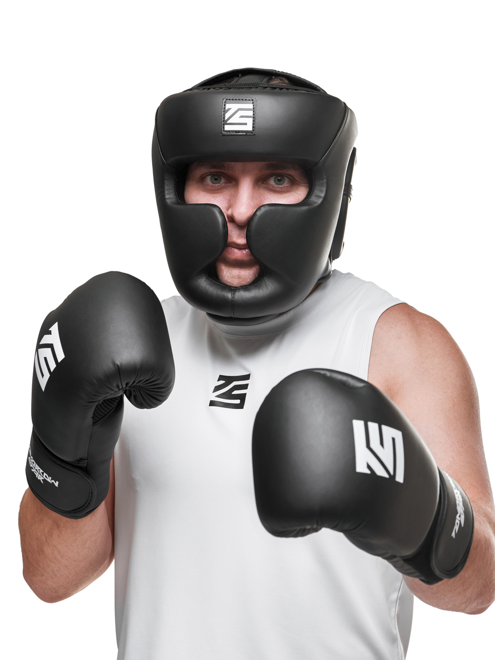 Шлем для бокса черный Tomorrow star