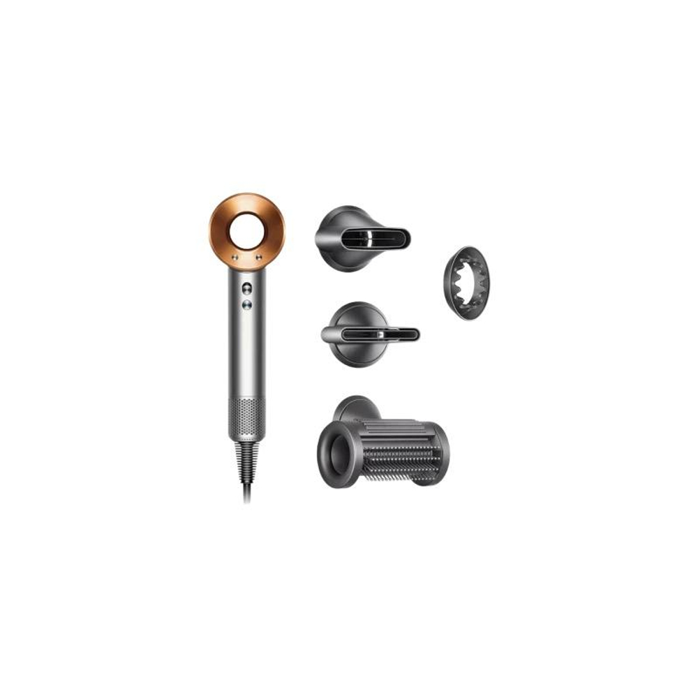 Фен Dyson HD15 Supersonic Professional (Nickel/Copper) (2023) Фен для волос цвета «никель/медь». Подходит для прямых и волнистых волос любой длины