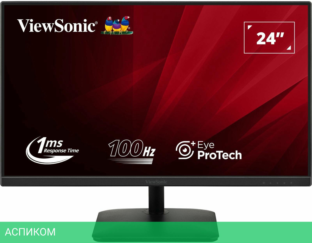Монитор ViewSonic VA2408-MHDB черный