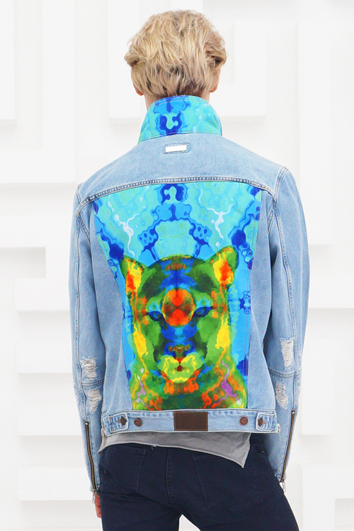 LIGVIANNI Джинсовая куртка Denim Jacket Lynx