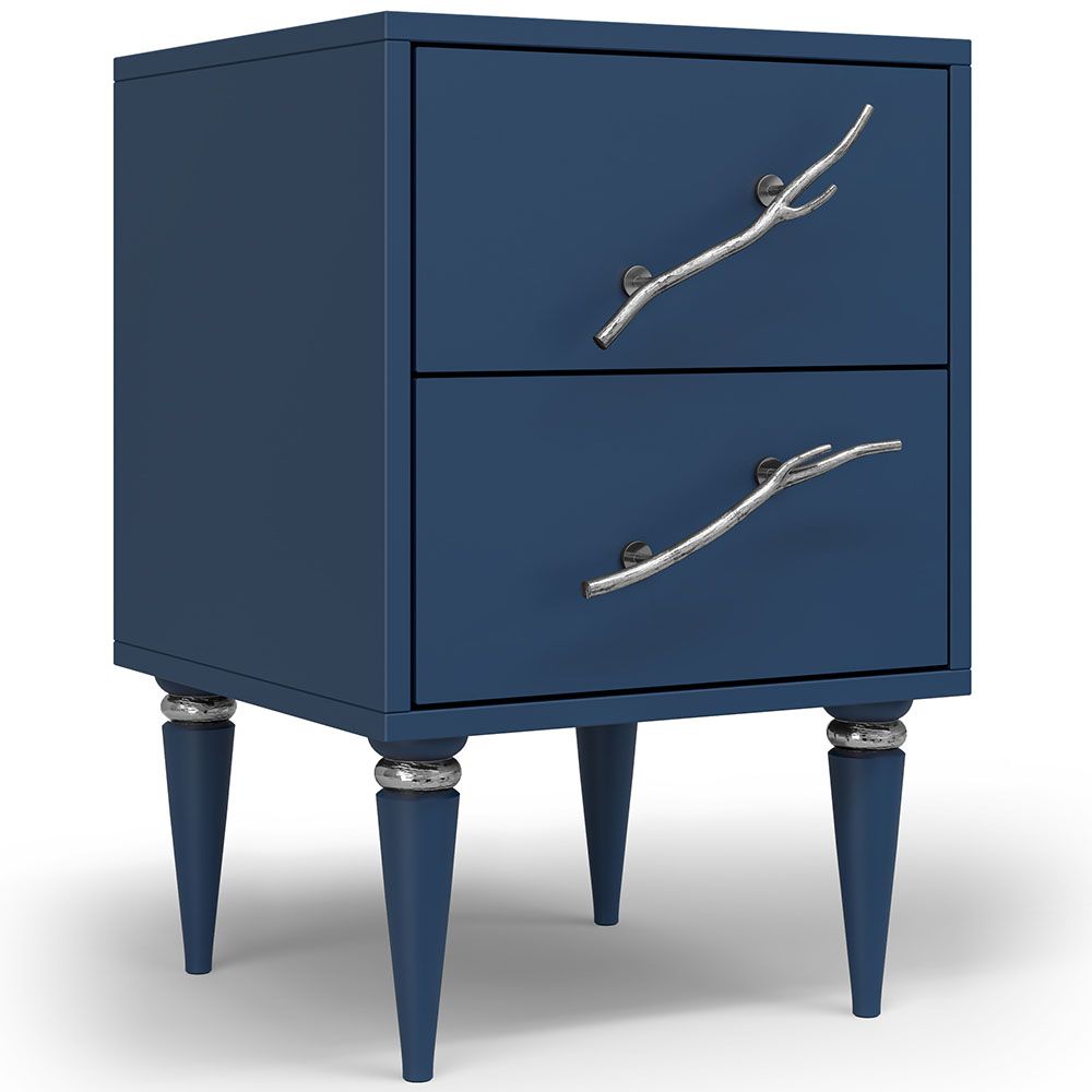 Тумба Арт Колор matte Классик Сильвер Королевский синий матовый