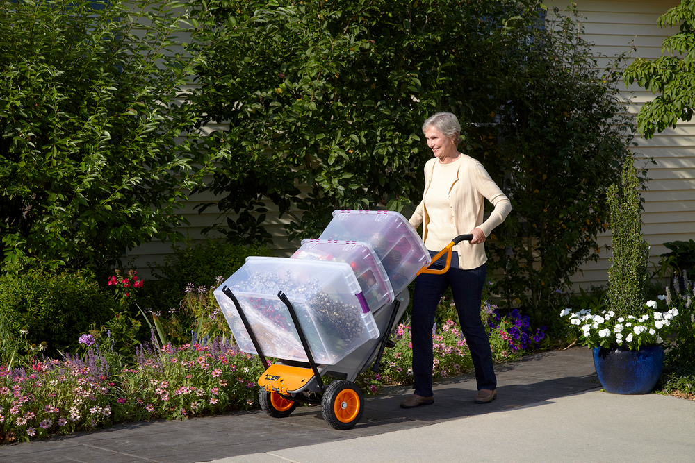 Садовая тележка WORX WG050 Aerocart