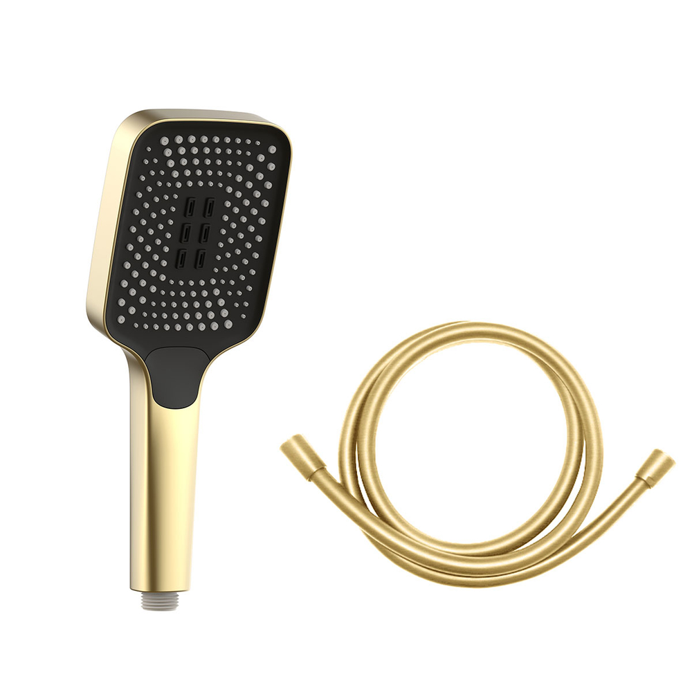 Душевой комплект Vincea VSFW-431T1RBG встраиваемый, термостатический, 3 режима, брашированное золото