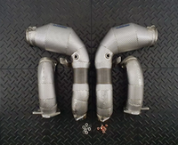 RedStar Exhaust Приемные трубы (Downpipes) спорт-кат GESI Gen2 127мм с термозащитой BMW XM G09