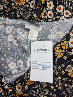 Блузка H&M цветочная 44 размер