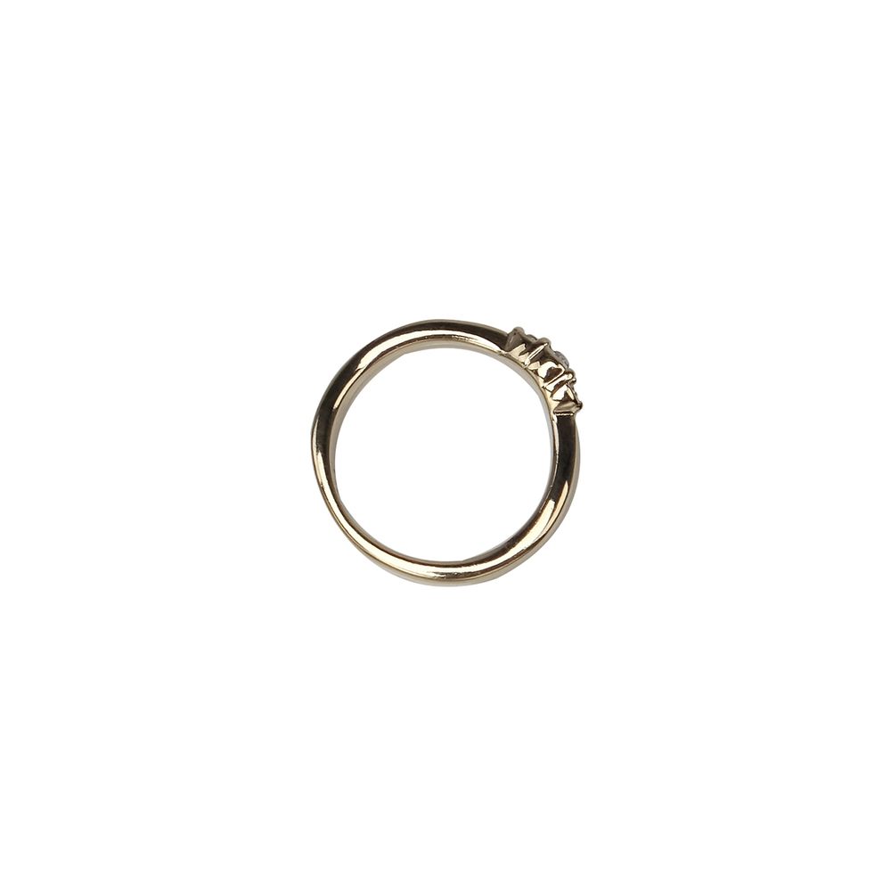"Эрина" кольцо в золотом покрытии из коллекции "Э" от Jenavi