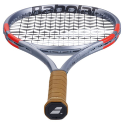 Теннисная ракетка Babolat Pure Strike 97 4-gen - grey/fluo strike + струны