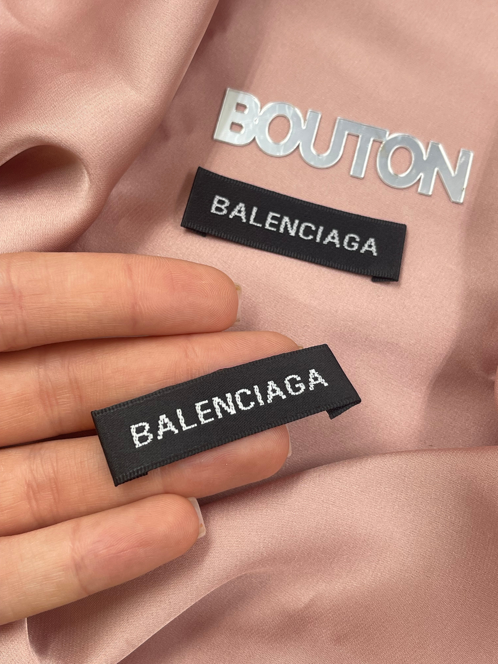 Бирка БЛНСГ чёрная 51х15 мм