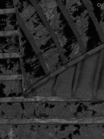 Панбархат стрейч, 90 гр/м2, ПЭ - 95%, Эластан - 5%, ш. 150 см, чёрный, под заказ