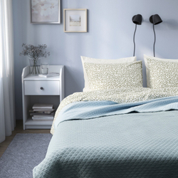 IKEA PRAKTVIAL  (ИКЕА ПРАКТВИАЛ)  -  Покрывало, голубое, 260x250 см