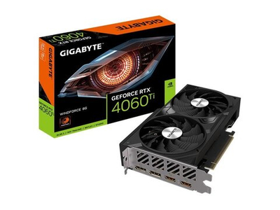 Видеокарта Gigabyte Nvidia GeForce RTX 4060 Ti WINDFORCE [GV-N406TWF2-8GD]