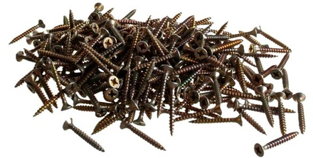 Саморезы белые/желтые цинк 3,5х50 50шт