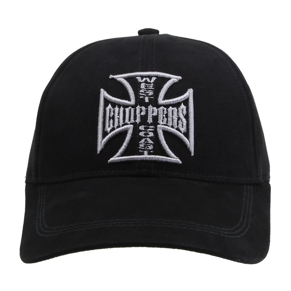 Бейсболка West Coast Choppers серая надпись