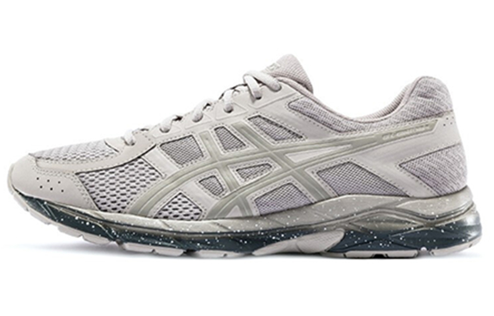 Asics Gel-Contend 4 sports fabric shock absorption, lightweight, wear-resistant, breathable, wrapping, low-cut casual running shoes, men's gray