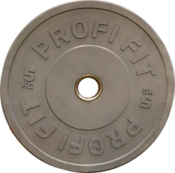 Диск для штанги каучуковый, цветной D51 мм PROFI-FIT  5 кг