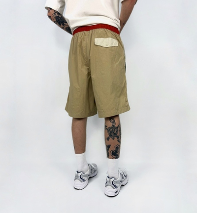 Шорты Color matching sport beige