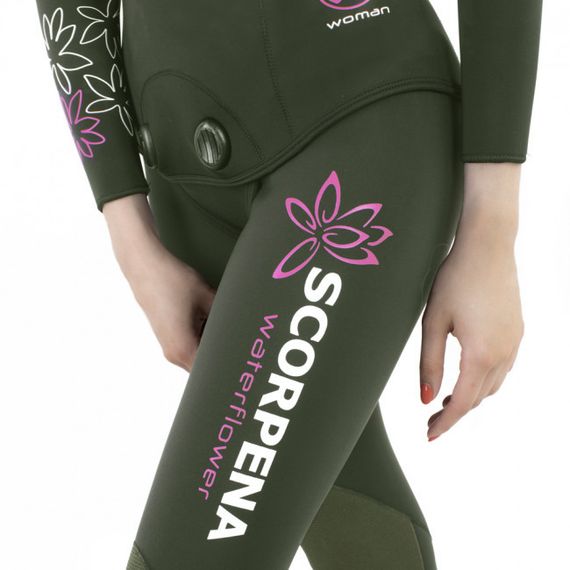 Гидрокостюм женский длинный комбинезон Scorpena W2+ 7 мм