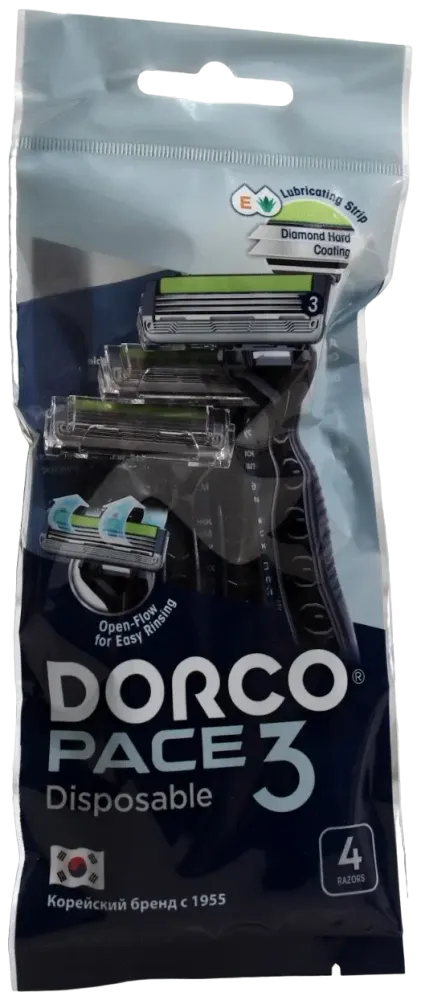 Бритвенный станок одноразовый Dorco 4 шт