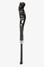 Подножка NUVO  24-28", алюминиевая, крепление центральное, регулируемая, черная