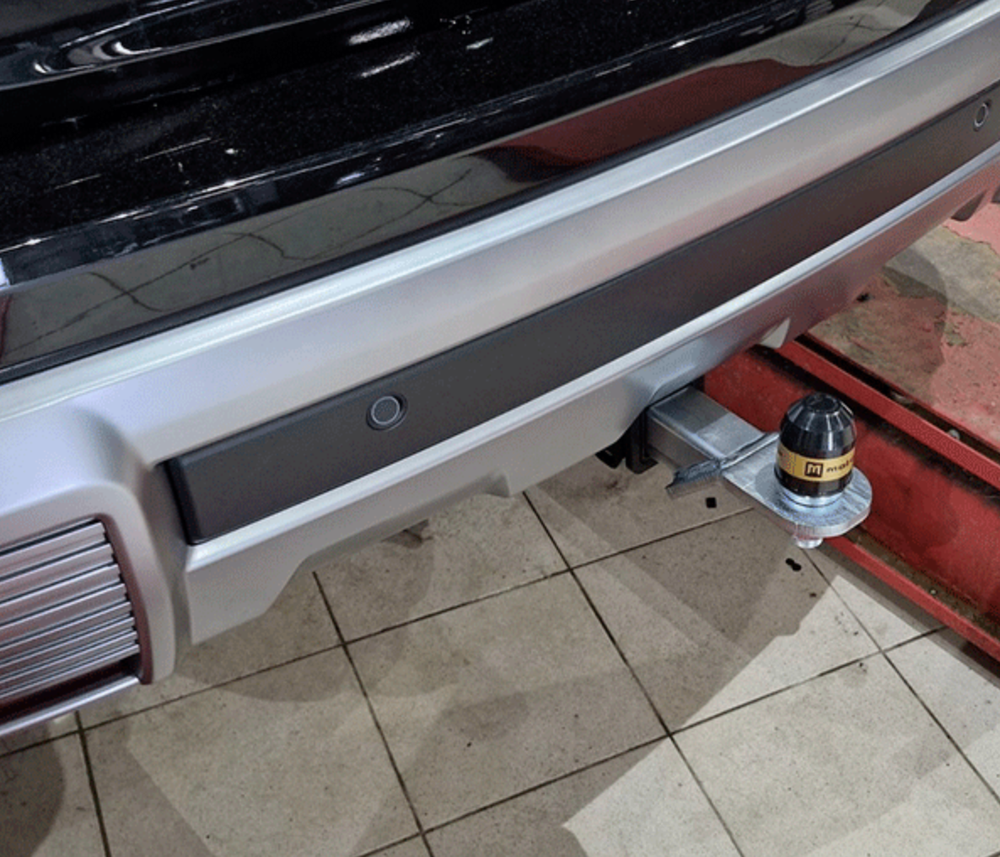 Фаркоп Motodor для KGM Torres 2023- (оцинк. Шар)(паспорт и сертификат в комплекте)(без электрики) 92804-E