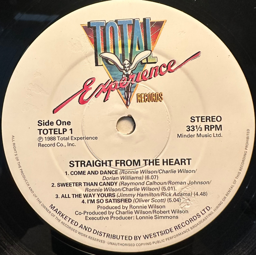 The Gap Band - Straight From The Heart (Англия 1988г.)