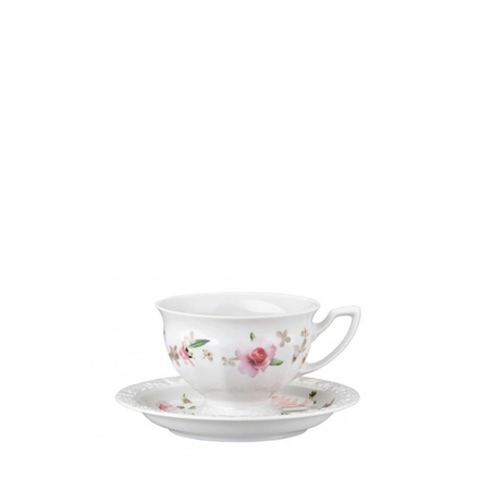 Rosenthal - Maria Róża Чашка с блюдцем 180мл для кофе / артикул   10430 407165 14741 + 10430 407165 14742  / GTIN