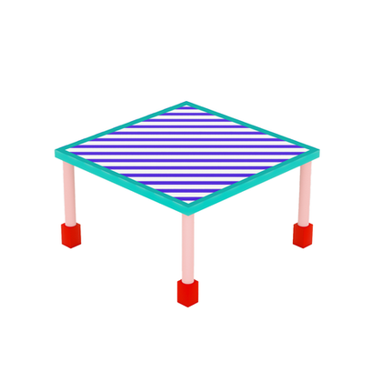 Обеденный стол Supertable Blue Stripes 16527