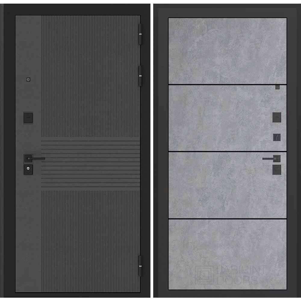 Дверь Входная Бункер BN-05 25 Бетон светлый