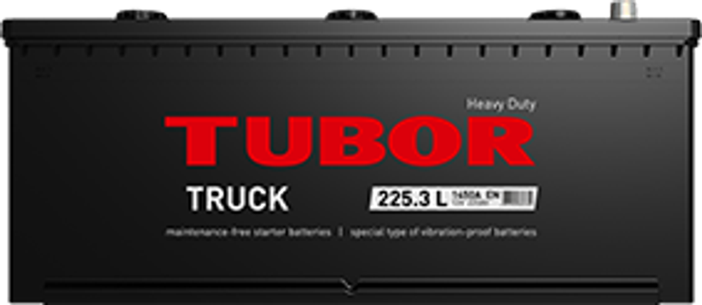 TUBOR TRUCK 6СТ-225 аккумулятор