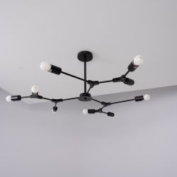 Люстра На Штанге Late D103 Black By Imperiumloft