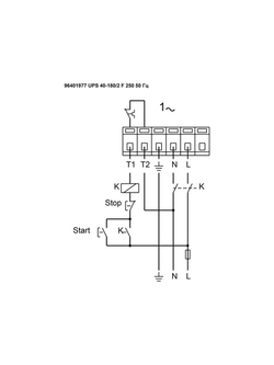 Насос циркуляционный Grundfos UPS 40-180 F (1х220)