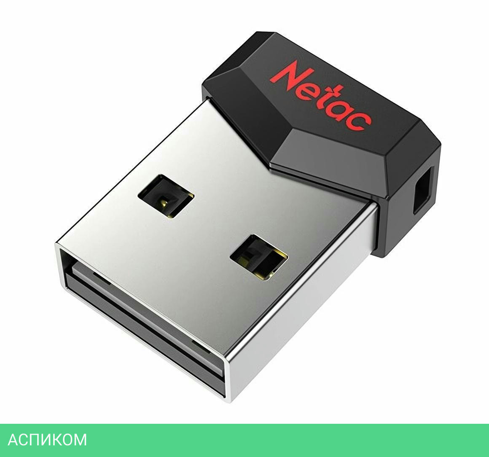 USB Flash-накопитель Netac UM81 8Gb черный (NT03UM81N-008G-20BK)