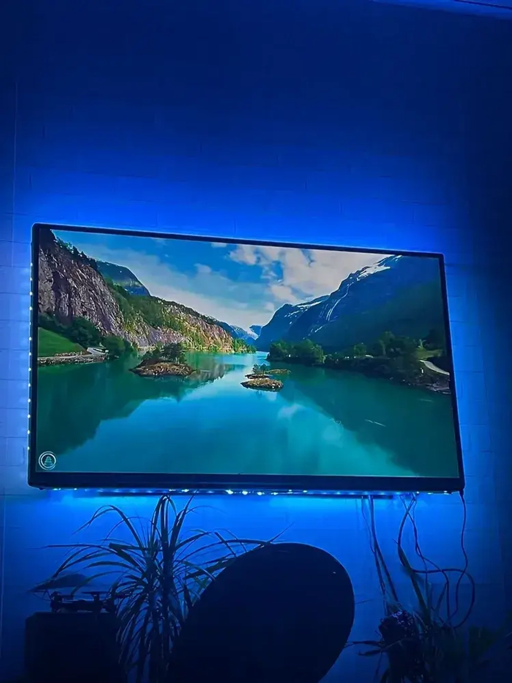 Умная адаптивная светодиодная лента Ambilight HDMI для мониторов и смарт ТВ 41-55', а также для интерьерной подсветки