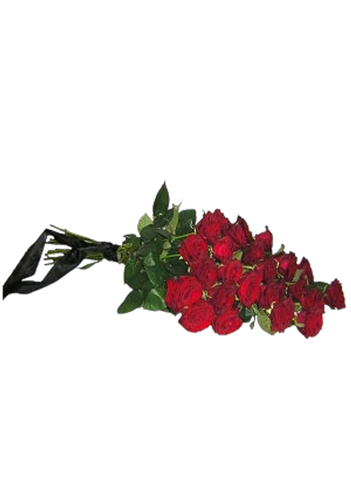 Траурный букет «20 красных роз»