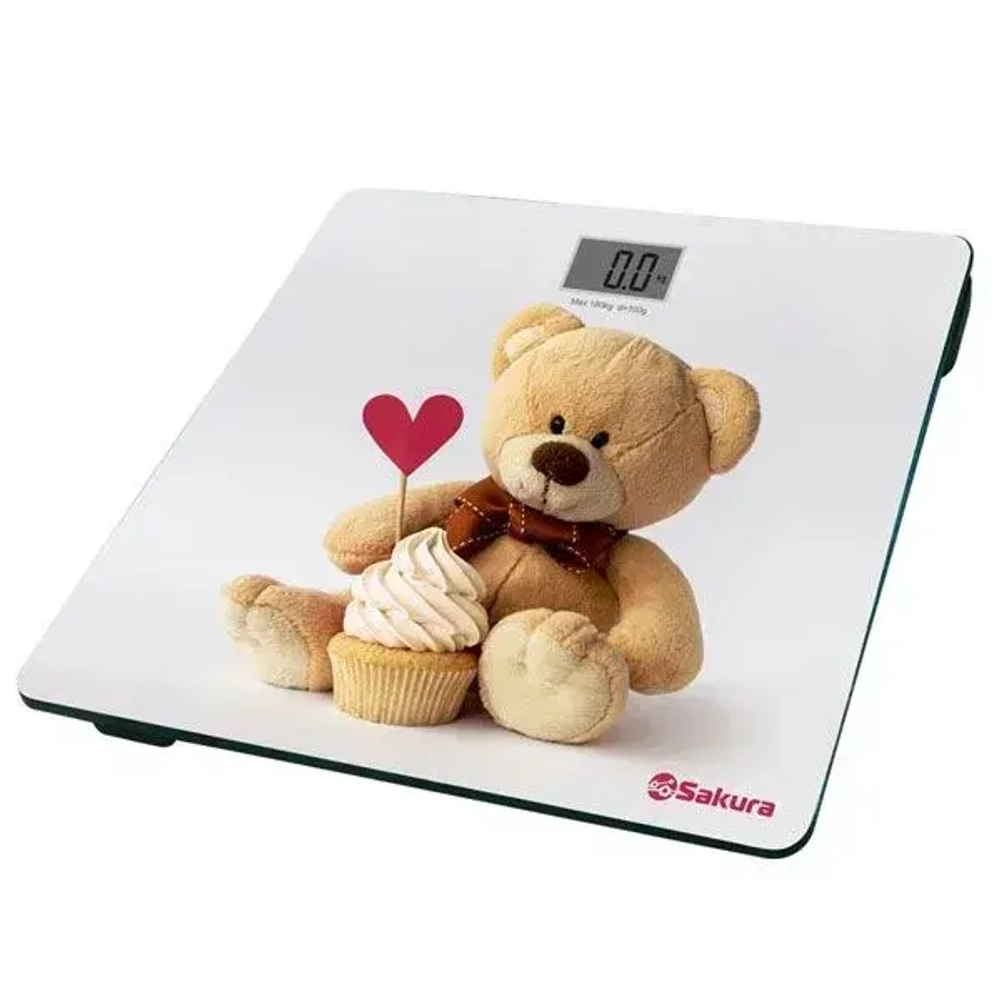 Весы напольн SA-5071BR 180кг элек медвежонок